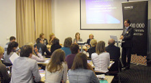 Viktor Stankovsky, Dr.Natalia Radchenko and Dr.Tatiana Pogrebinskaya were the speakers at  the seminar «IP Protection»