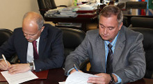 Sergey Egorov and Andrey Besedin signed a Cooperation agreement on IP rights enforcement.