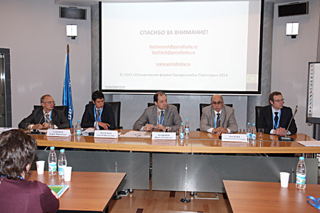 From right to left: Andrey Bazhenov, Sergey Vasiliev, Yury Kuznetsov, Valery Djermakian, Albert Ibragimov